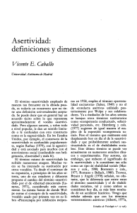 Asertividad definiciones y dimensiones
