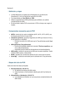 PCR: Definici&oacute;n, Componentes y Aplicaciones | Gu&iacute;a de Estudio