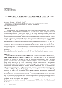 Eutrophication in Venezuelan Reservoirs: Nutrients & Phytoplankton