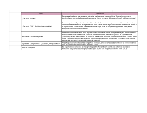 Plan de Formación CMJs: Política, OCE e Historia de Colombia