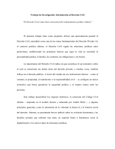 Derecho Civil Chileno: Introducción y Fundamentos