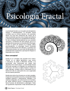 Psicología Fractal: Un Enfoque Interdisciplinario