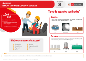 Espacios Confinados y Seguridad: Gu&iacute;a Informativa