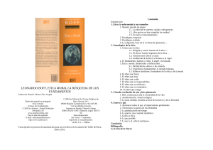 Ética y Moral: Fundamentos y Búsqueda de Leonardo Boff