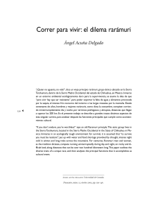 Carreras Rar&aacute;muri: Cultura, Resistencia y Ultramaratones
