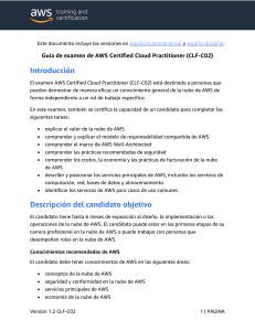 Gu&iacute;a Examen AWS Cloud Practitioner (CLF-C02)