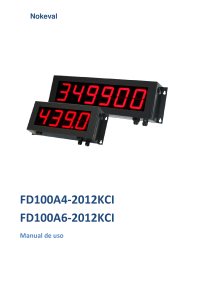 Manual de Usuario Nokeval FD100A4/A6: Indicadores de Campo