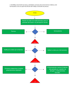 Flujo de Trabajo: Técnicos Médicos y Farmacéutico
