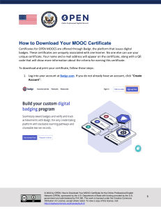 Download Your MOOC Certificate: A Step-by-Step Guide