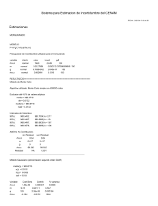 Estimaci&oacute;n de Incertidumbre CENAM: Informe Detallado