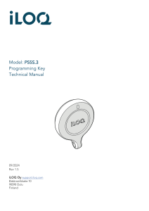 iLOQ P55S.3 Programming Key Technical Manual