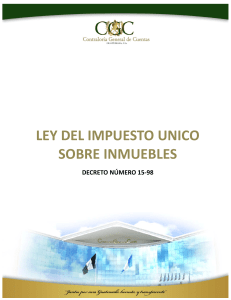 Ley del Impuesto &Uacute;nico Sobre Inmuebles - Guatemala