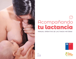 Manual de Lactancia Materna: Acompa&ntilde;ando tu Lactancia