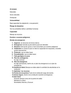 Gu&iacute;a de Gesti&oacute;n de Riesgos y Desastres