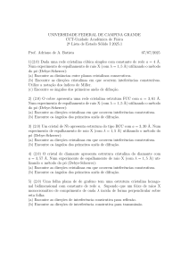 lista 2 estado solido