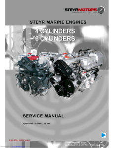 STEYR Marine Engine Service Manual: 4 & 6 Cylinders