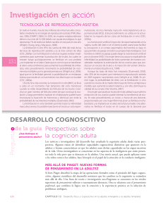 Reproducci&oacute;n Asistida y Cognici&oacute;n Adulta: Psicolog&iacute;a del Desarrollo