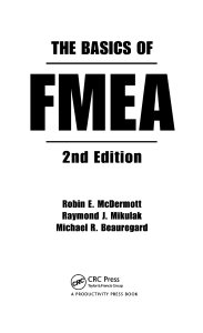 FMEA Basics: Failure Mode and Effect Analysis Guide