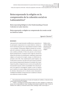 Religión y Cohesión Social en América Latina