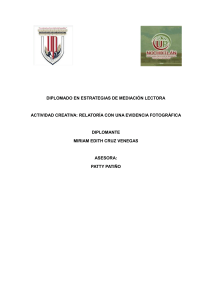 Relator&iacute;a Mediaci&oacute;n Lectora: Experiencia y Reflexiones