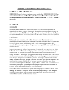 Resumen Teor&iacute;a General del Proceso Final