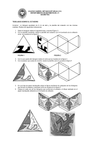 Teselados en el Octaedro: Guía de Actividades de Geometría
