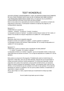 Test Wonderlic en Espa&ntilde;ol: Prueba de Aptitud Cognitiva