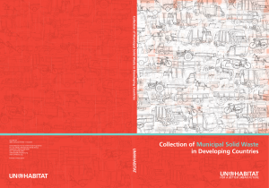Municipal Solid Waste Collection in Developing Countries