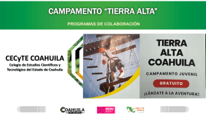 Campamento Tierra Alta: Programa CECyTE Coahuila, Febrero 2024