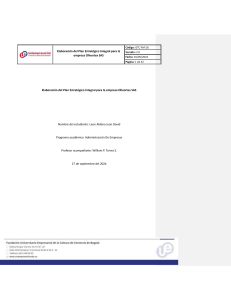Plan Estrat&eacute;gico Olivortex SAS: Crecimiento y Sostenibilidad