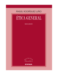 &Eacute;tica General: Filosof&iacute;a Pr&aacute;ctica y Conducta Humana