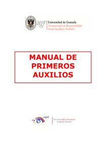 Manual de Primeros Auxilios - Universidad de Granada
