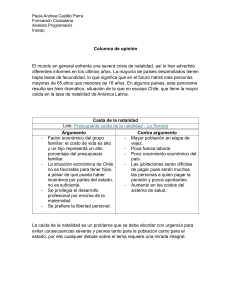 Caída de la Natalidad: Opinión y Análisis en Chile