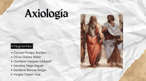 Axiolog&iacute;a: Valores, Teor&iacute;as y Estudio Filos&oacute;fico