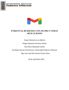 Gmail: Etiquetas, Filtros y Aplicaciones para la Organizaci&oacute;n