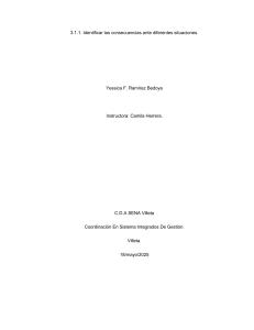 Análisis de Consecuencias y Riesgos en Proyectos