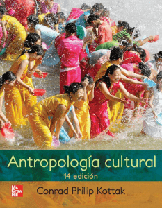 Antropología Cultural: Kottak, 14 Edición