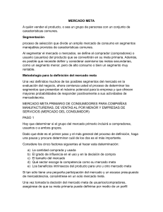 Mercado Meta: Definici&oacute;n y Metodolog&iacute;a para Empresas