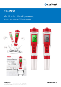 Medidor pH Multipar&aacute;metro EZ-9908: Conductividad, TDS y Temperatura