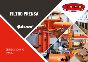 Filtro Prensa Draco&reg;: Deshidrataci&oacute;n de Fangos Industrial