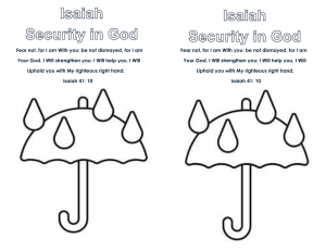 Bible Verse Coloring Page: Isaiah & Acts