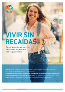 Gu&iacute;a para Familias: Prevenci&oacute;n de Reca&iacute;das en Esquizofrenia