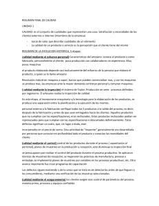 Resumen de Calidad: Evoluci&oacute;n Hist&oacute;rica y Gesti&oacute;n Total