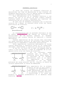 Fen&oacute;menos El&eacute;ctricos: Carga, Coulomb y Campo El&eacute;ctrico
