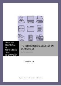 Gesti&oacute;n de Procesos: Gu&iacute;a Introductoria para Ingenier&iacute;a IT