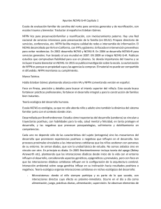 Apuntes NCFAS G+R: Evaluaci&oacute;n Familiar y Bienestar Infantil