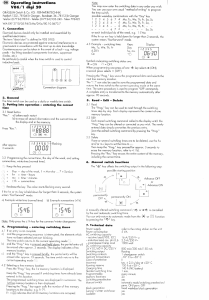Manual de Instrucciones V86/1 digi 20 - Programador Horario