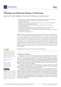 Melanoma Pathology & Molecular Biology Review