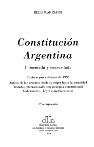 Constituci&oacute;n Argentina Comentada y Concordada