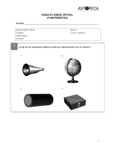 Examen SIMCE Matem&aacute;ticas 4&ordm; Grado - Prueba Pr&aacute;ctica